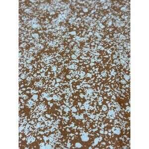 Vintage Speckled Brown & Cream Cotton Fabric 1/2 yard x 44" Quilting